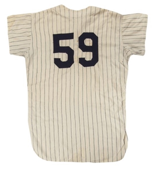 1967 Fritz Peterson Game Worn New York Yankees Home Jersey